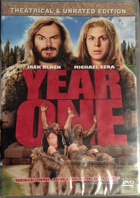 Year One Dvd 2009 R2 Theatrical And Unrated Edition Brand New