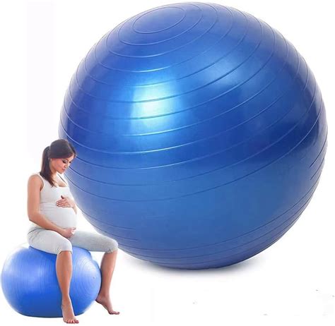 palla fitness con pattern di pose fitball 45cm palla per pilates esercizi ginnastica e yoga