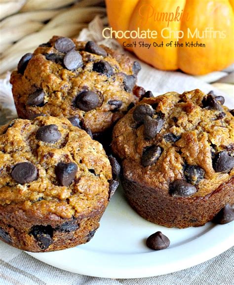 Pumpkin Chocolate Chip Muffins Cant Stay Out Of The Kitchen