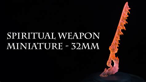 Artstation Spiritual Weapon 32mm Miniature Game Assets