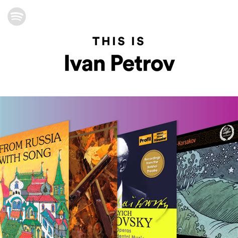 This Is Ivan Petrov Spotify Playlist