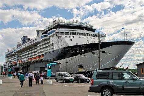 Luxury Cruise Ship Sailing From Port Norway Editorial Stock Image Image Of Passenger Ship