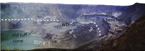 Fernandina Caldera In July 1968 Just After Its Floor Collapsed From