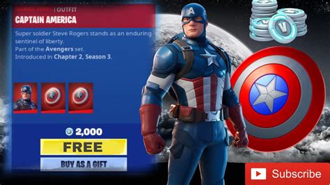 How To Get Captain America Skin For Free Fortnite Battle Royale