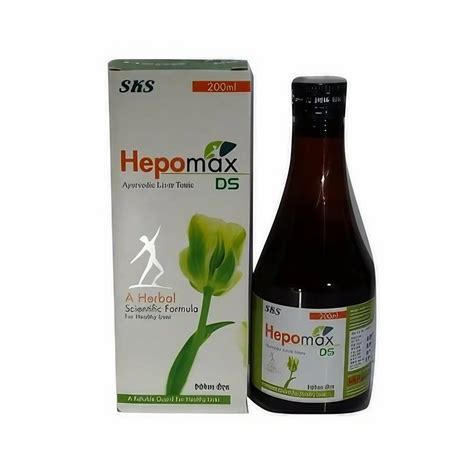 Hepomax Ds Ayurvedic Liver Tonic Packaging Type Bottle Packaging