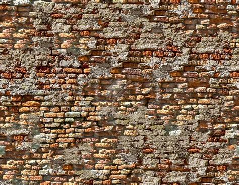 Damaged Bricks Texture Seamless