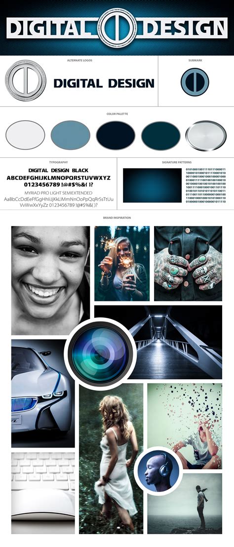 Check Out My Behance Project “digital Design Style Board”