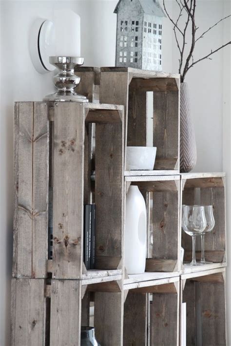 Upcycling Wooden Crates Cool Ideas To Decorate Your Home Rustic