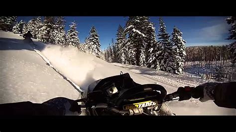 Snowmobiling In Oregon Youtube