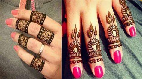 Simple And Beautiful Finger Mehndi Designs 2023 Latest Images