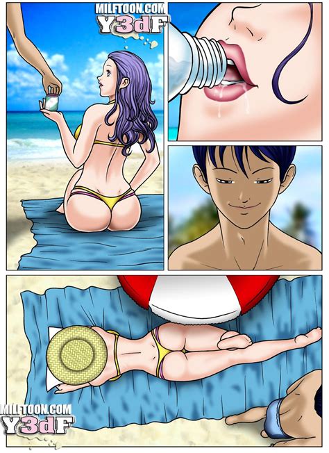 Xbooru Beach Beach Adventure Milftoon Bikini Comic Huge Breasts