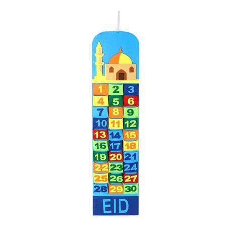 Ramadan Calendar Eid Mubarak Hanging Countdown Calendar Advent Calendar