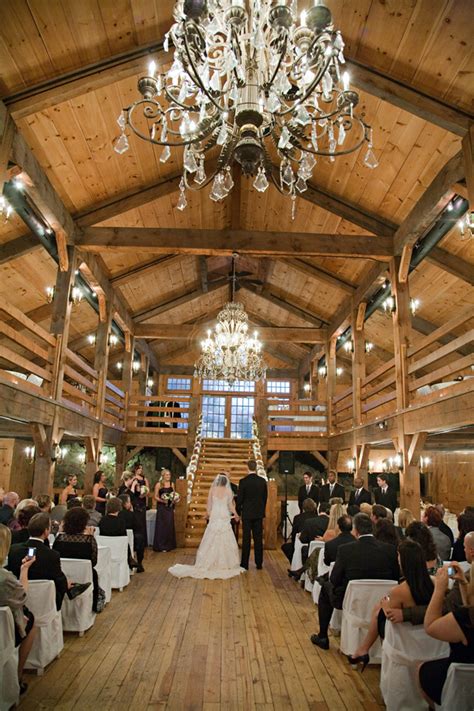 The 1827 barn creates a picturesque space for dinner or cocktail gatherings, with lovely evening light washing. Massachusetts Rustic Wedding - Rustic Wedding Chic