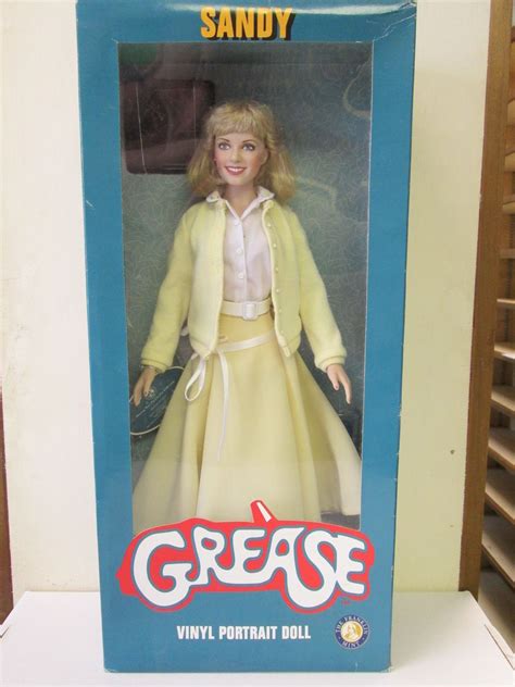 Sandy From Grease Vinyl Portrait Doll From Franklin Mint Olivia Newton