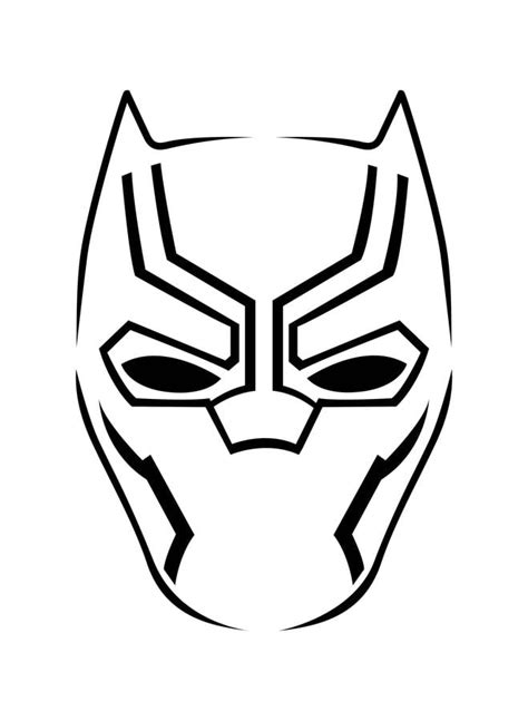 Coloring Pages Coloring Pages Black Panther Printable For Kids
