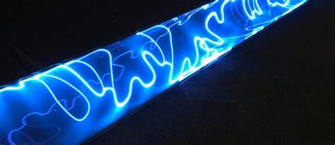 Brilliant Plasma Tube Displays With Glass Gas And Electricity