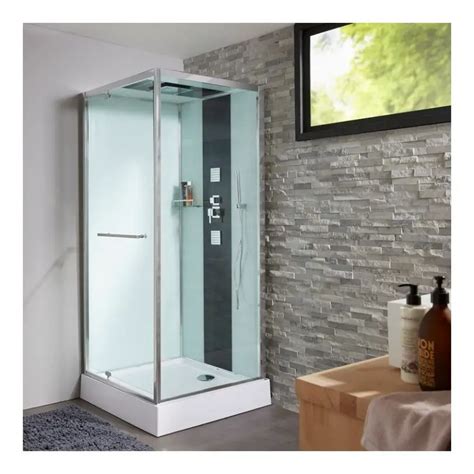 Cabine de douche intégrale carré 90x90 cm