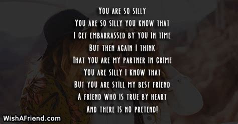 Funny Friendship Poems