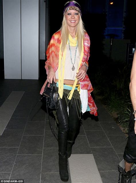 Tara Reid In Gypsy Inspired Fancy Dress At A Party In West Hollywood