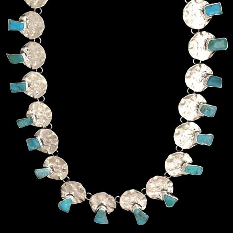 Arizona Turquoise Tostada Necklace Elysium Inc