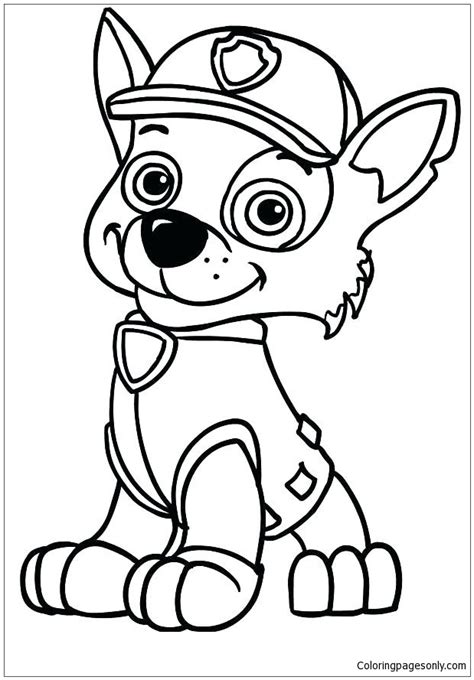 Paw Patrol Skye Coloring Page Free Printable Coloring Pages