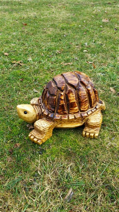 Chainsaw Carving Chainsaw Carved Medium Turtle Etsy Ice Sculptures
