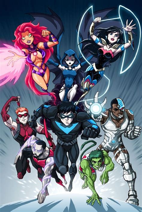 Titans Together Fan Art Teen Titans Go Teen Titans Fanart Comic Book Characters Comic