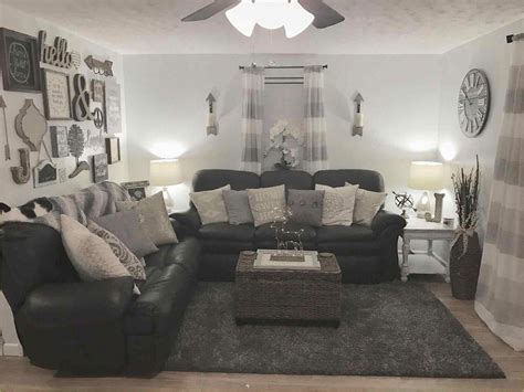42 Fresh Modern Farmhouse Living Room With Leather Sofa Ideas