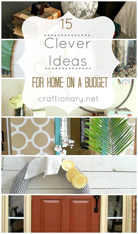 15 Clever Ideas For Home On Budget Craftionary