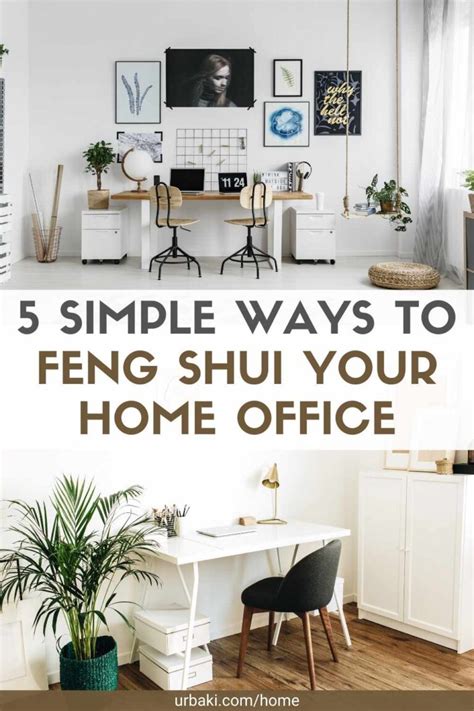5 Simple Ways To Feng Shui Your Home Office