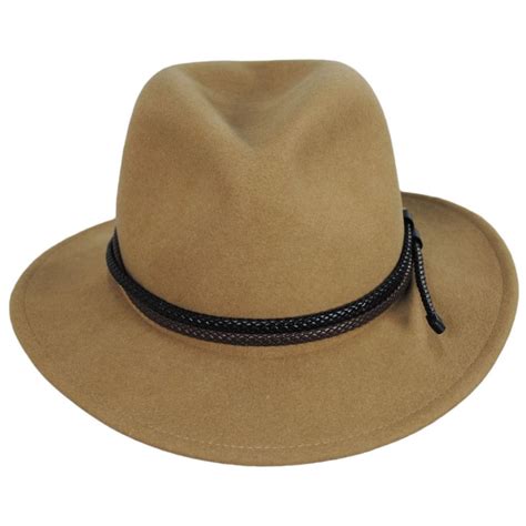 Bailey Nelles Litefelt Wool Fedora Hat Crushable