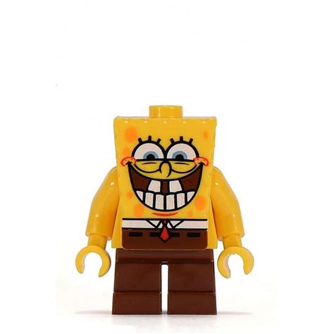 Lego Minifigure Spongebob Squarepants Spongebob Grinning With