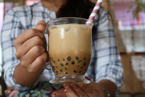 Thai Iced Coffee Boba Recipe Yummy Tummy Aarthi