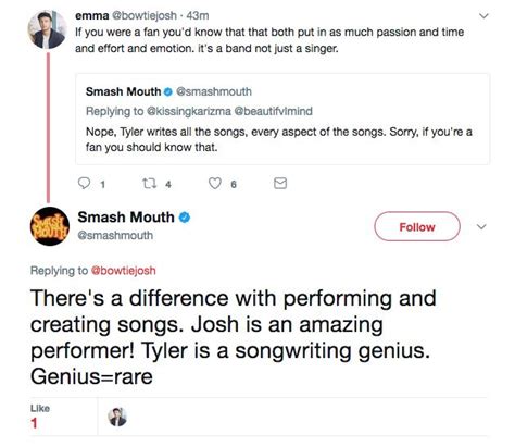 Smash Mouth Are Fighting With Twenty One Pilots Fans On Twitter And Wtf