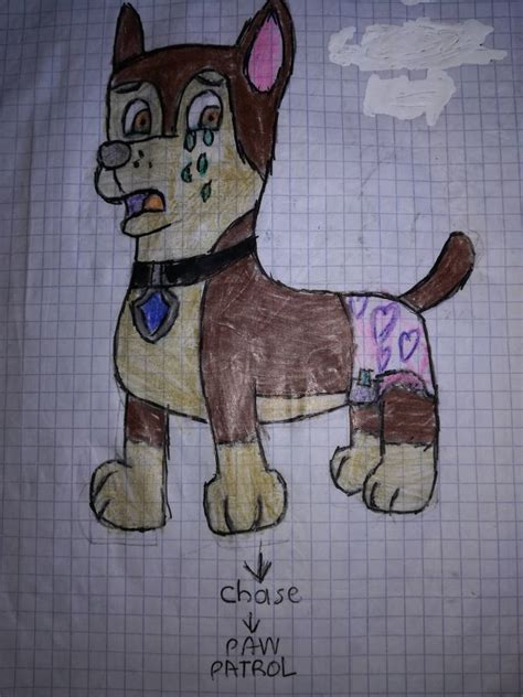 Paw Patrol Chase In Diapers By Edgarbebe090418 On Deviantart