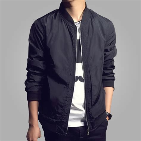 New Arrival Spring Mens Jackets Solid Fashion Coats Male Casual Slim