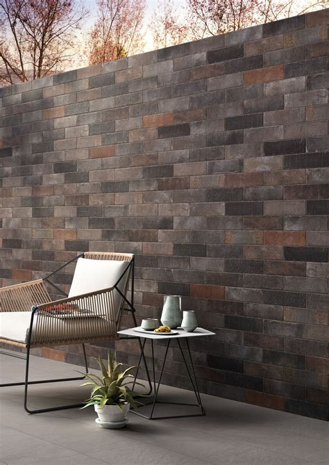 Porcelain Stoneware Wallfloor Tiles With Brick Effect Terramix By