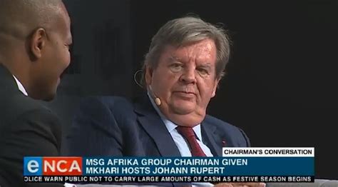 No ubuntu from south africa's black billionaires. I'm not racist, says Johann Rupert - The Citizen