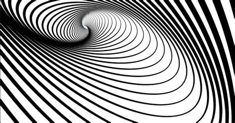 Photo Mural 3d Effect Black And White Spiral