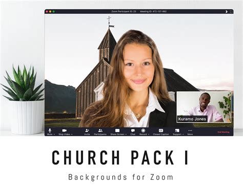 Church Zoom Background Pack I 5 Christian Virtual Background Images For