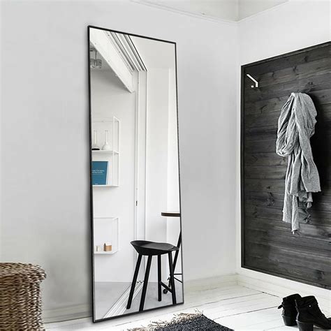 Full Length Mirror With Standing Holder Floor Mirror Large Wall Mounted Mirror Bedroom Mirror