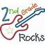 2nd Grade Rocks Guitar Applique