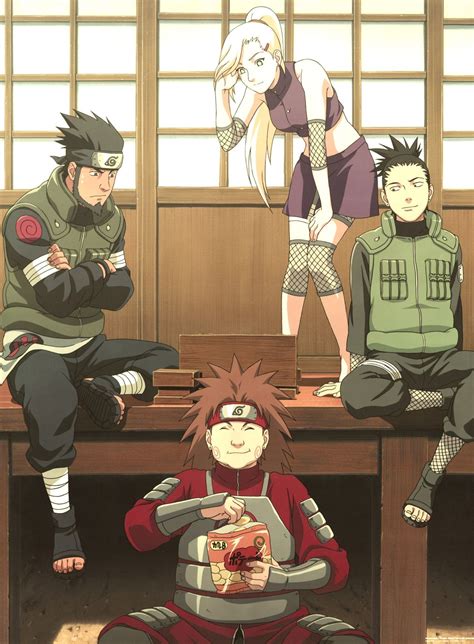 Team 10 Naruto Naruto Shippuden Anime Shikamaru