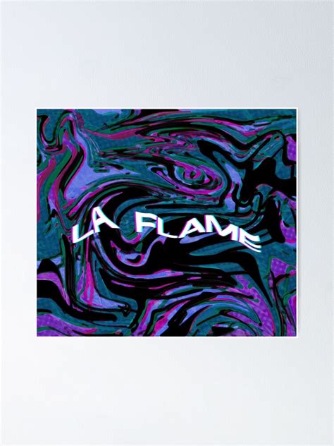 La Flame Travis Scott Art Poster For Sale By Nuagestudio Redbubble