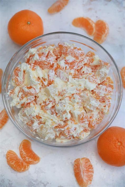 Creamsicle Mandarin Orange Salad With Vanilla Pudding Recipe Orange