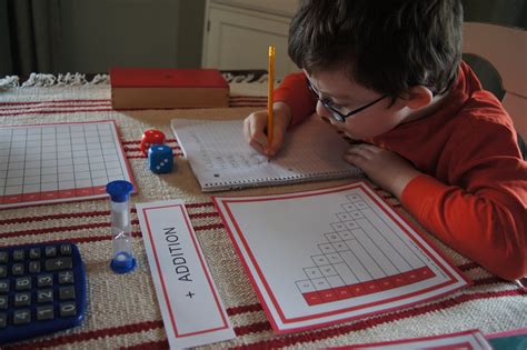 Montessori Addition Charts Addition Fact Materials Making