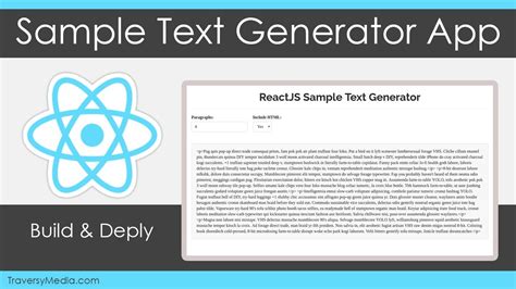 Build And Deploy A React Js Text Generator App