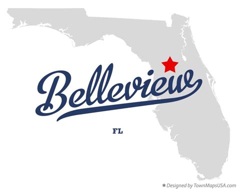 Map Of Belleview Fl Florida