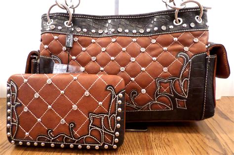 Ridem Cowgirl Montana West Purse Handbag Rhinestone Allover Bling