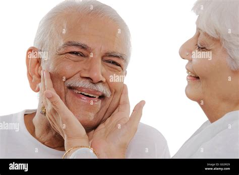 Old Man Smiling Stock Photo Alamy